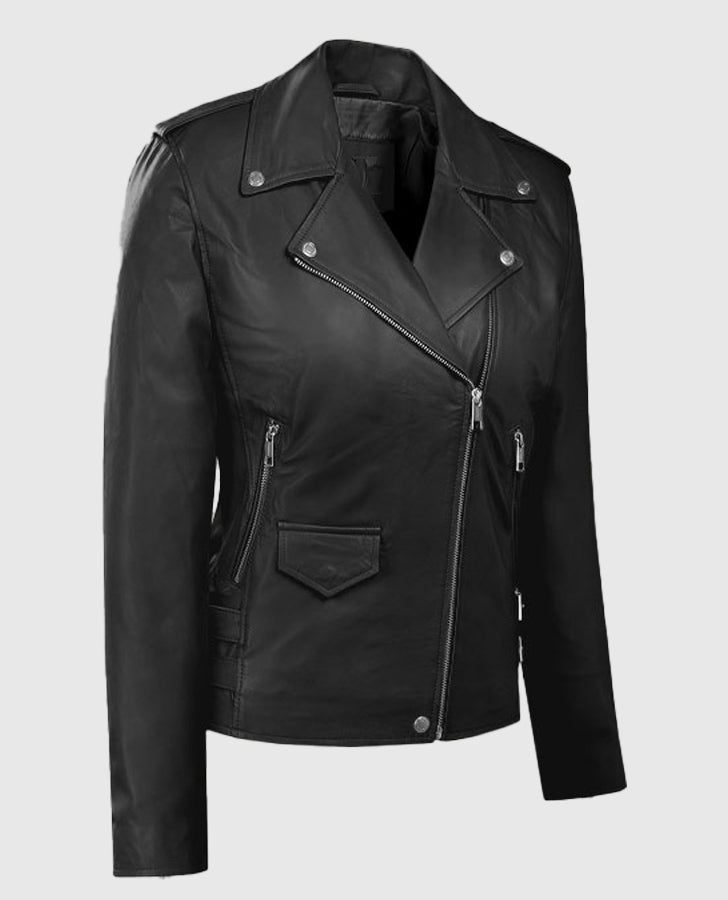 Hilary Duff Younger Black Leather Jacket