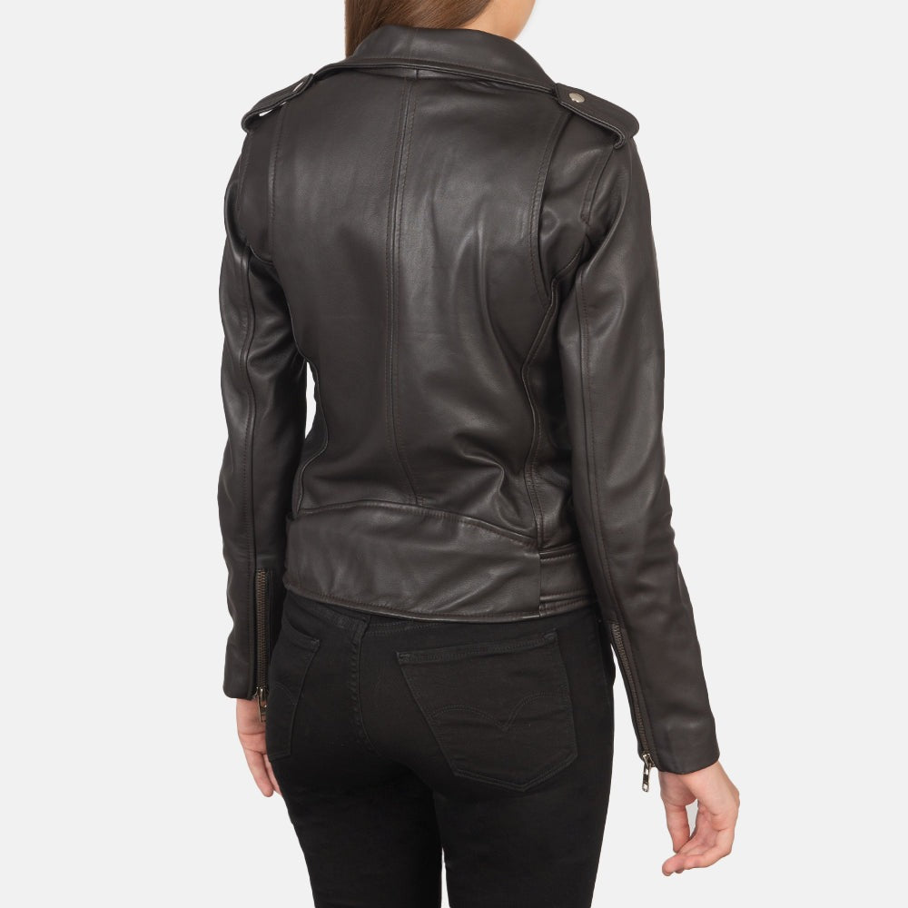 Black  Biker Leather Jacket