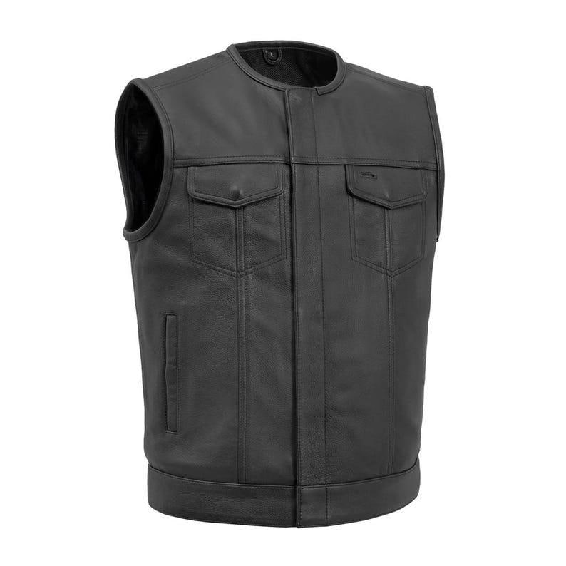 Biker Leather Vest
