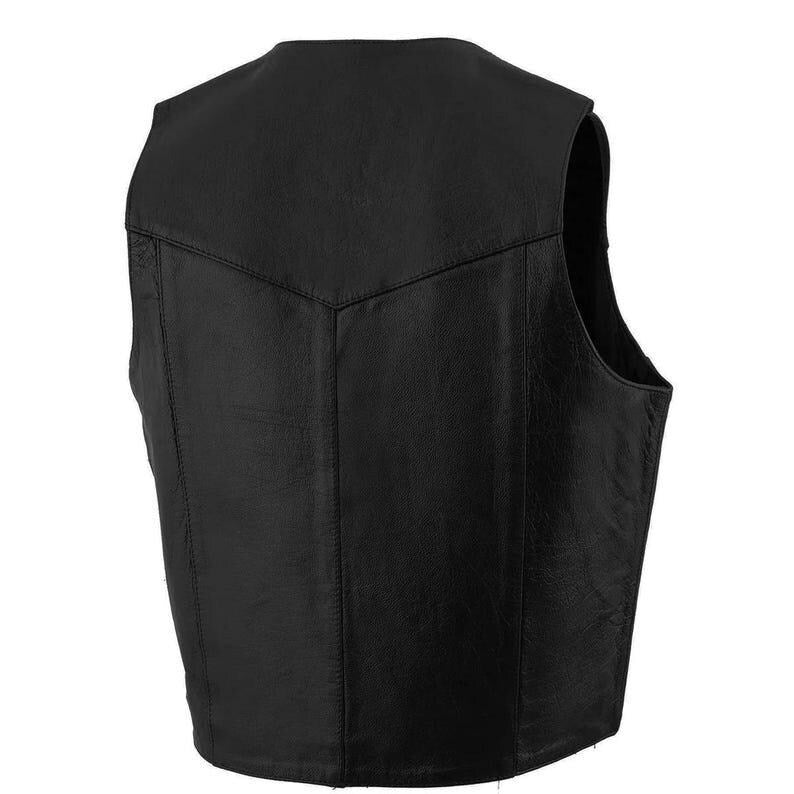 Biker Leather Vest